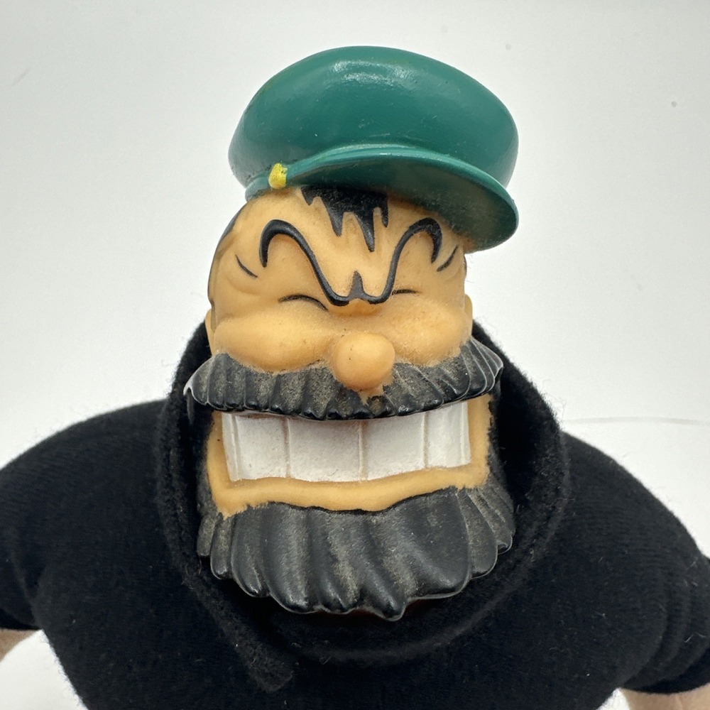 Popeye Cartoon Vintage 11inch Brutus Plush Play By Play 2000 Plush Stuffed Tag - Picture 5 of 16
